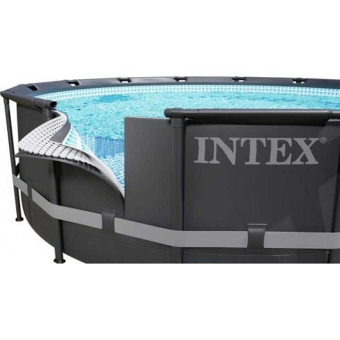 Каркасний басейн Intex 26334 ULTRA XTR (610х122 см) з пісочним фільтром, драбиною, підкладкою і тентом
