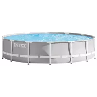 Каркасний басейн Intex 26720 Premium (427х107 см) з картриджним фільтром, драбиною та тентом