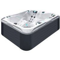 Гідромасажний басейн Passion Spas Happy (213х175х83 см), Сріблясто-білий