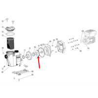 Крильчатка насоса Hayward RS3016, 1.5 НР (SPX3016CE)