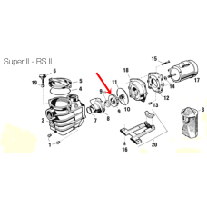 Крильчатка насоса Hayward RS3025, 2.5 НР (SPX3026CE)