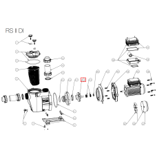 Крильчатка насоса Hayward SPII/RSII DI, 3 НР (SPX3030CDIE)