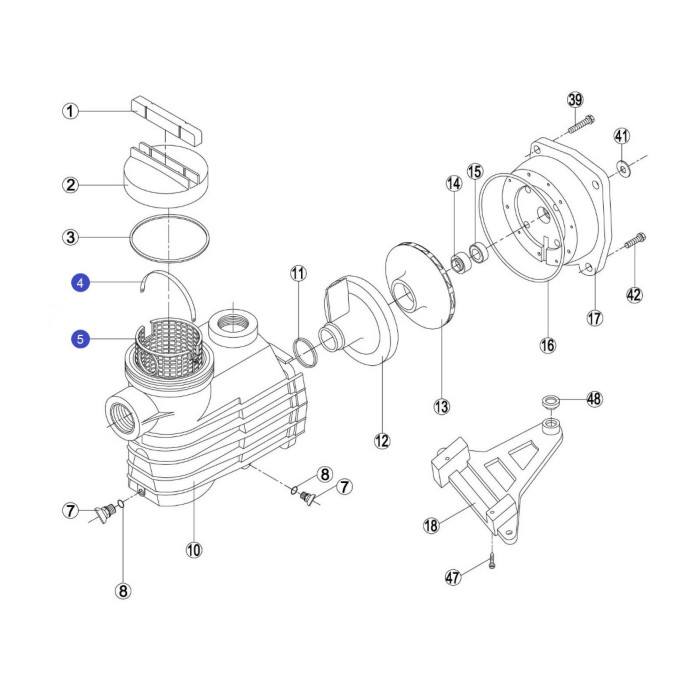 Кошик насоса EP - Rep 190.A/RBH0003.04R (RPUM0005.04R)