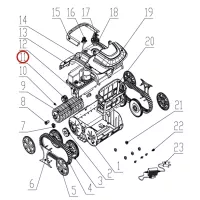 Привідний механізм до пилососа Wybotics WY200