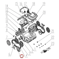 Ковпак колеса до пилососа Wybotics WY200