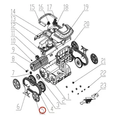 Ковпак колеса до пилососа Wybotics WY200