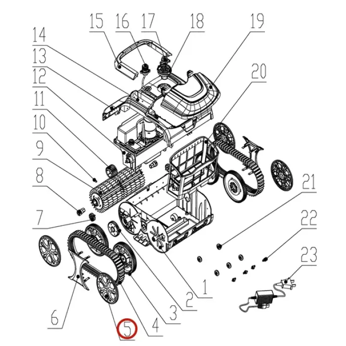 Ковпак колеса до пилососа Wybotics WY200