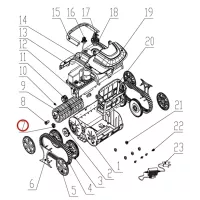 Циліндрична шестерня до пилососа Wybotics WY200