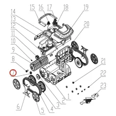 Циліндрична шестерня до пилососа Wybotics WY200