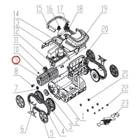 Комплект роликів до пилососа Wybotics WY200