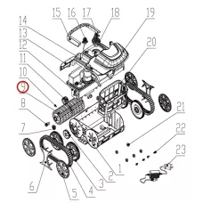 Комплект роликів до пилососа Wybotics WY200