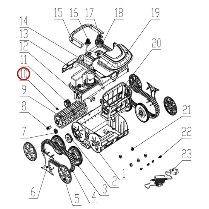 Гайка до пилососа Wybotics WY200