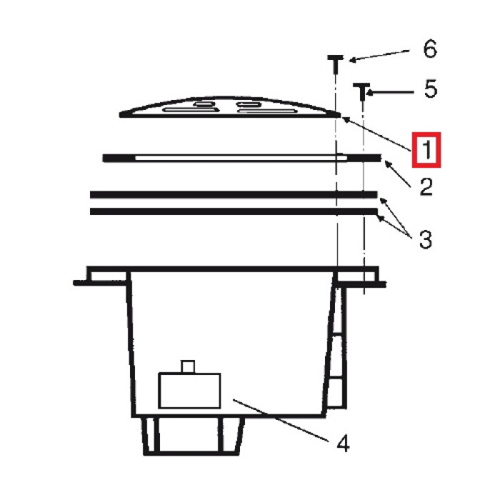 Решітка для донного зливу Hayward ANTI-VORTEX