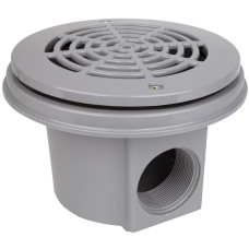 Злив донний Hayward 3253LGPAK2 2 "під лайнер (компл. 2 шт), світло-сірий