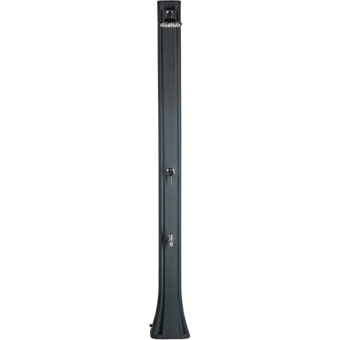 Душ сонячний Aquaviva Big Happy Five з мийкою для ніг, антрацит F620/7016, 36 л