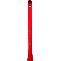Душ сонячний Aquaviva Happy XL з мийкою для ніг, червоний H420/3027, 35 л