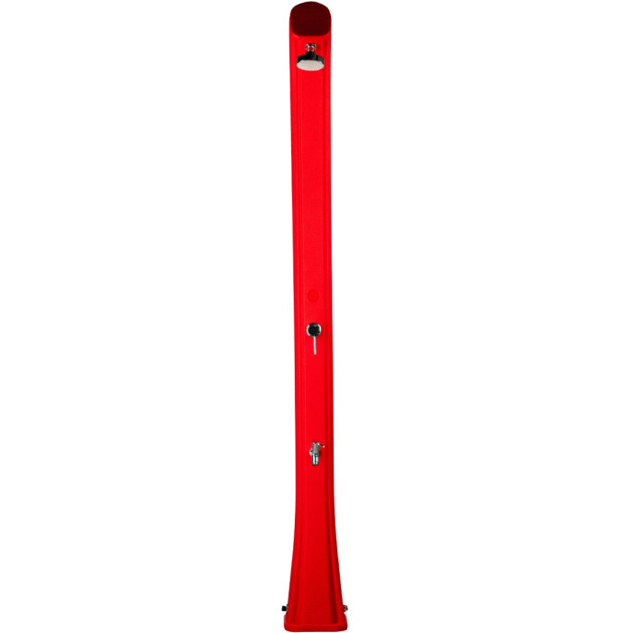 Душ сонячний Aquaviva Happy XL з мийкою для ніг, червоний H420/3027, 35 л