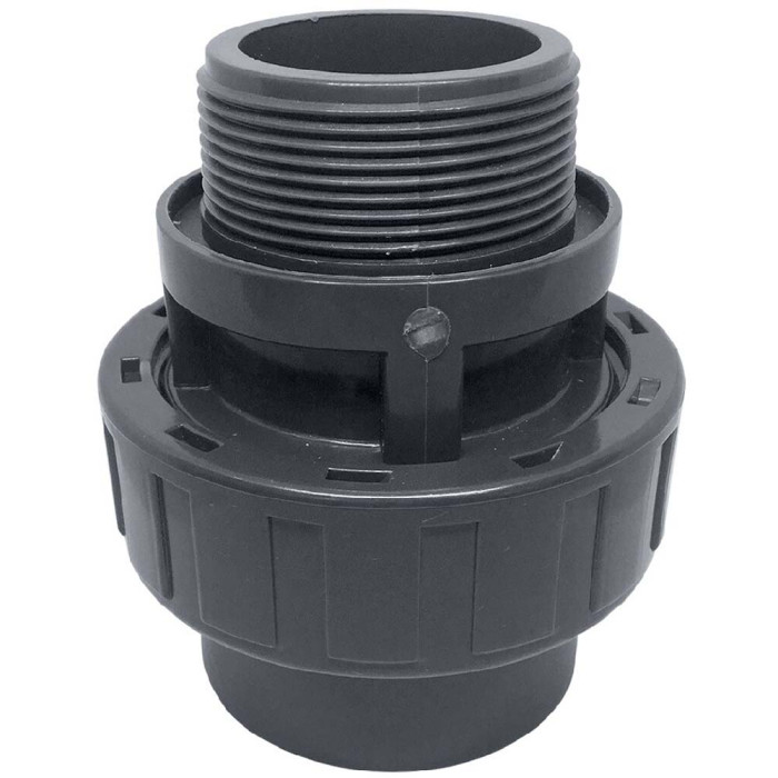 Муфта ПВХ Era UU00250 розбірна із зовнішньою різьбою, d50х1-1/2"