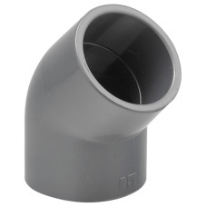 Коліно ПВХ Hidroten 1001020, 45°, d110 мм