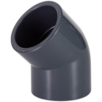 Коліно ПВХ Aquaviva 45°/75 мм