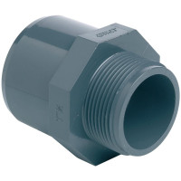 Муфта ПВХ Effast RGRAMG040E перехідна, із зовнішньою різьбою d40x50x1-1/4"