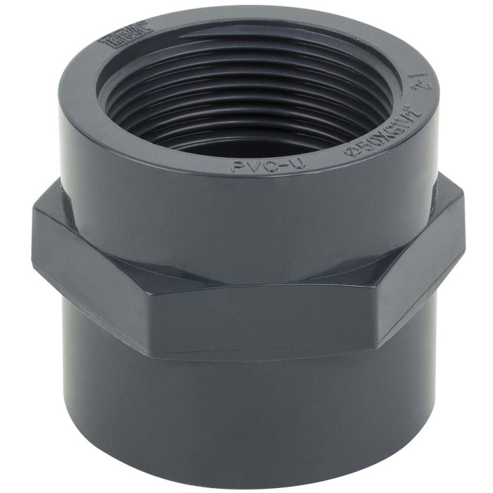 Муфта ПВХ Era US01125х3/4", з внутрішньою різьбою d25х3/4"