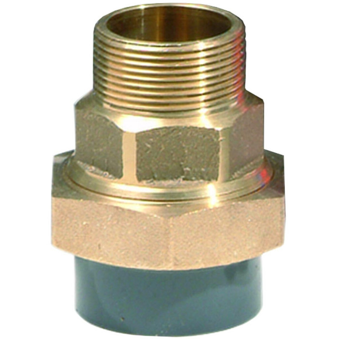 Муфта ПВХ Effast RGRBNG063G перехідна, із зовнішньою різьбою з латуні, d63x2"