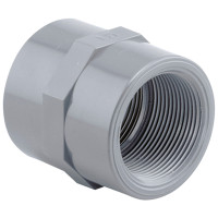 Муфта ПВХ Hidroten ВР-ВР, 1002056, різьбова, d2 1/2"