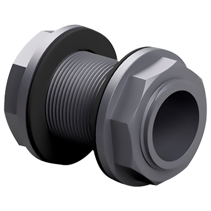 Танк-адаптер ПВХ Effast RERASE040F різьбовий d1-1/2"