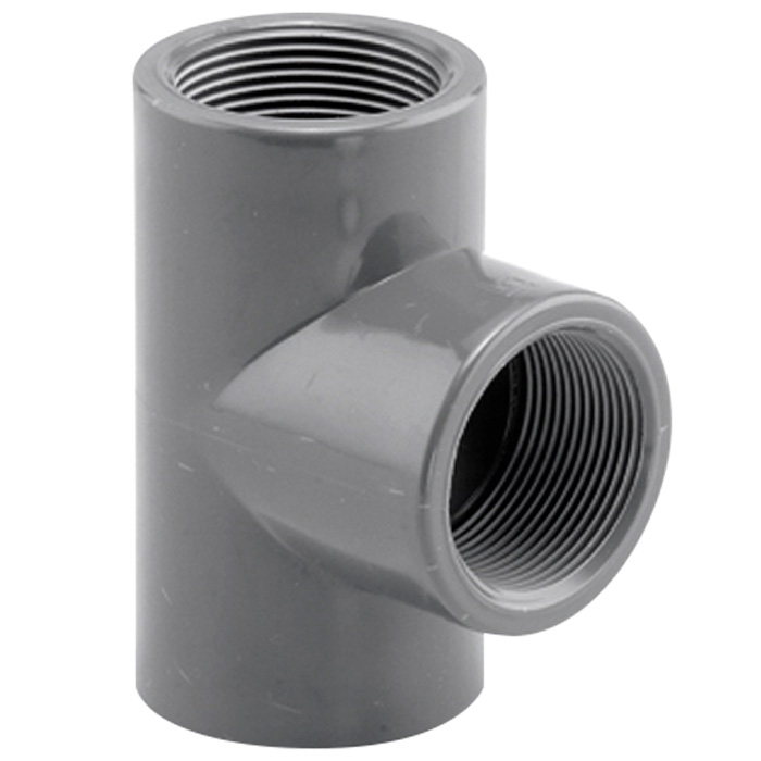 Трійник 90° ПВХ Hidroten 1002321, з внутрішньою різьбою, d1/2"