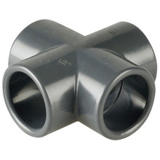 Хрестовина ПВХ Hidroten 1001248, 90°, d90 мм