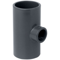 Трійник редукційний ПВХ Aquaviva, d75х63 мм