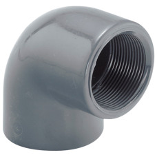 Коліно перехідне ПВХ Hidroten 1002202, з внутрішньою різьбою, d25-3/4"
