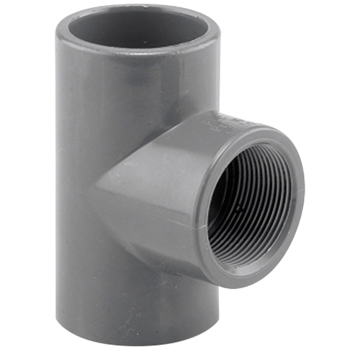 Трійник перехідний 90° ПВХ Hidroten 1002221, BP, d20 мм, 1/2"
