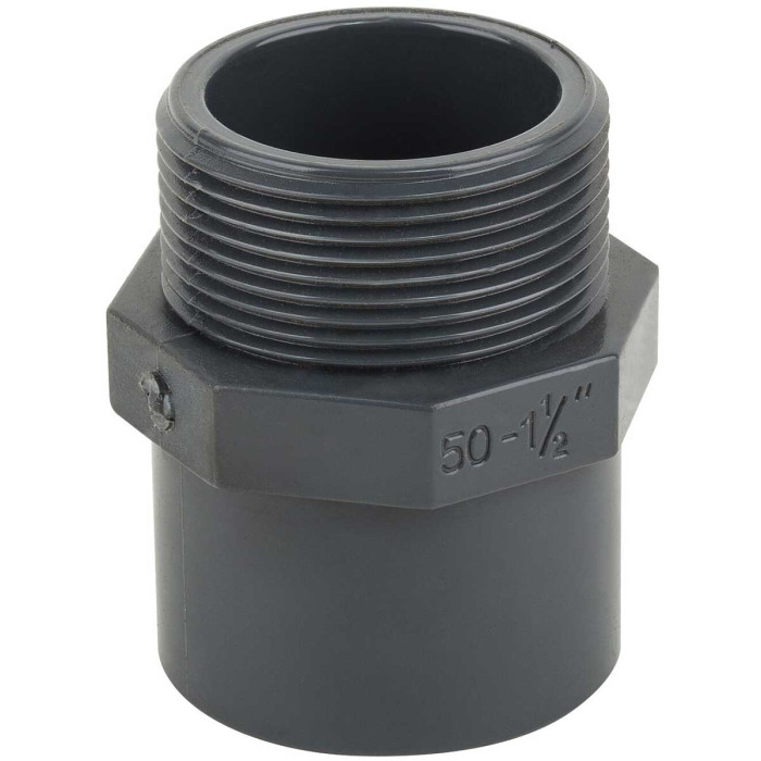 Муфта ПВХ Kripsol MR30 63.C редукційна, із зовнішньою різьбою d50-63х2"