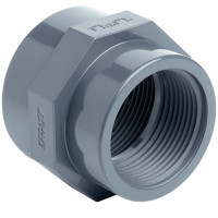 Муфта ПВХ Effast RERMRE032C редукційна, із внутрішньою різьбою d1"x3/4"