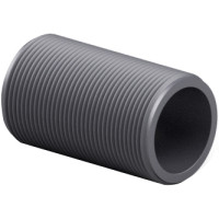 Ніпель ПВХ Effast RERBNE063G різьбовий суцільний, d2"