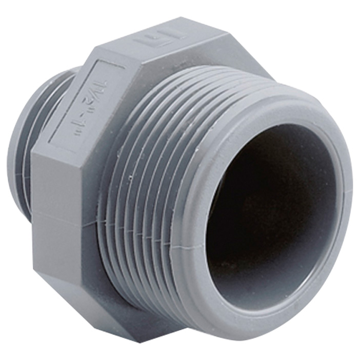 Ніпель перехідний ПВХ Hidroten 1002460, НР-НР, d2"-1 1/2"