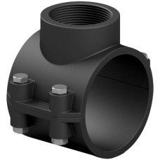 Хомут-врізка сідло зажимне ПП Effast SEP010125B, d125x1/2"