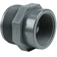 Перехідник різьбовий ПВХ Effast RERRIE075E, d2-1/2"x1-1/4"