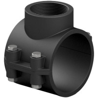 Хомут-врізка сідло зажимне ПП Effast SEP010200G, d200x2"