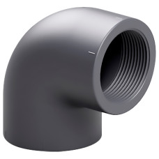 Коліно ПВХ Effast RGRGOG025C 90° перехідне, з внутрішньою різьбою d25x3/4"