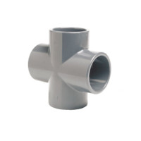 Хрестовина ПВХ Effast RDRCRD0400, d40 мм