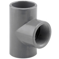 Трійник перехідний 90° ПВХ Hidroten 1002229, BP, d110 мм, 4"