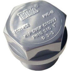 Заглушка ПВХ Era US01032 різьбова, d1"