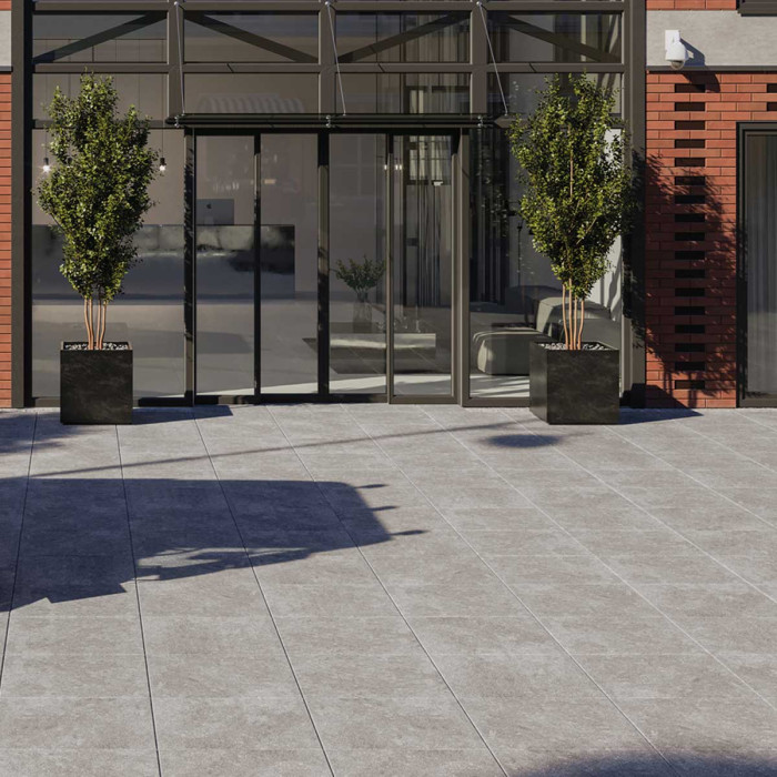 Плитка для тераси Aquaviva Stellar Grey, 600x600x20 мм