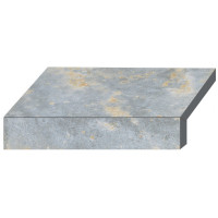 Бортова Г-подібна плитка Aquaviva Loft Blue, 600x345x50(20) мм