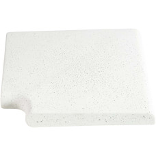 Кутовий копінговий камінь Aquazone Tuff 250x300x50-25 мм, білий (пористий)