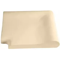 Кутовий копінговий камінь Aquazone зовнішній, 320x400x50-25 мм (бежевий)