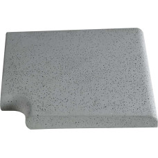 Кутовий копінговий камінь Aquazone Tuff 320x400x50-25 мм, сірий (пористий)